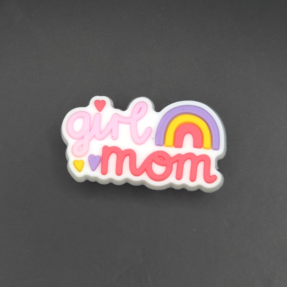 (5/$15) Girl Mom Croc Charm